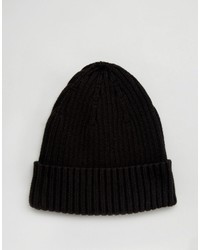 Fred Perry Ribbed Logo Beanie