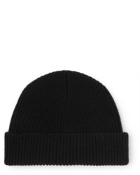 Margaret Howell Ribbed Wool And Cashmere Blend Beanie