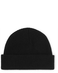 Margaret Howell Ribbed Wool And Cashmere Blend Beanie