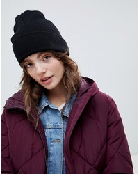 ASOS DESIGN Turn Up Beanie In Recycled Polyester