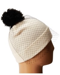 Betsey Johnson Veil Beanie Hat