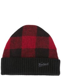 Woolrich Knitted Logo Embroidered Beanie