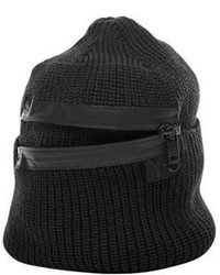Y-3 Zip Wool Knit Beanie Hat