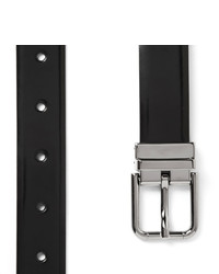 Dolce & Gabbana 25cm Black Polished Leather Belt