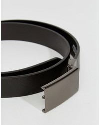 Asos Brand Smart Belt With Plate