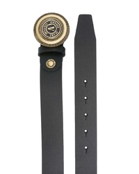 VERSACE JEANS COUTURE Embossed Logo Buckle Detail Belt