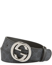 Gucci Gg Supreme Belt With G Buckle
