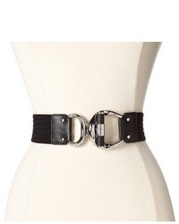 Lauren Ralph Lauren Lauren By Ralph Lauren 1 34 Ribbed Stretch Belt W Leather Wrapped Toggle Interlock