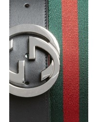 Gucci Logo Buckle Interlock Belt
