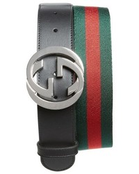 Gucci Logo Buckle Interlock Belt