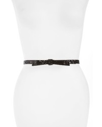 Kate Spade New York Glitter Belt With Bow