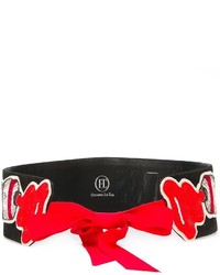 Olympia Le-Tan Lace Up Belt