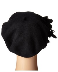 San Diego Hat Company Sdh0515 Wool Beret With Self Flowers Caps