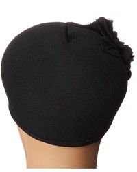 San Diego Hat Company Wfb2008 Wool Felt Beret With Detail Flower