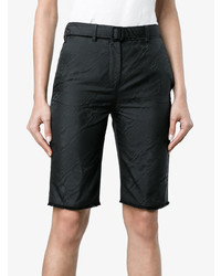Off-White High Waisted Long Moir Tailored Shorts