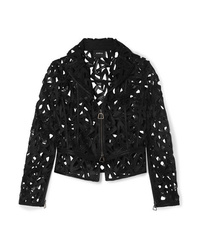 Akris Amy Cropped Appliqud Tulle Jacket