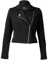 Thalia Sodi Long Sleeve Knit Moto Jacket