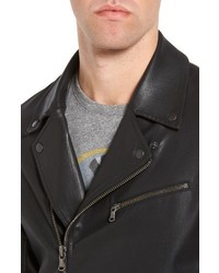 John Varvatos Star Usa Coated Moto Jacket