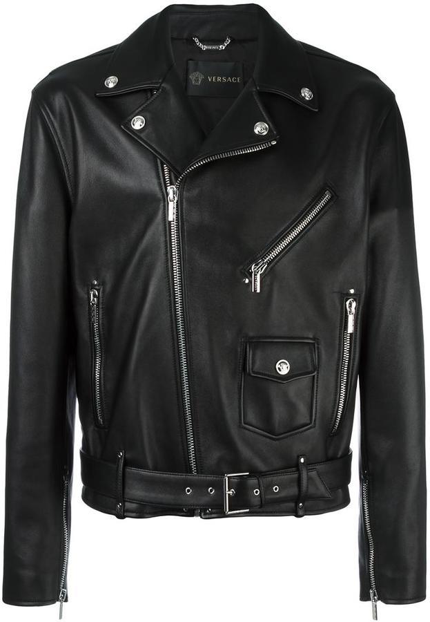 Versace Classic Biker Jacket, $3,490 | farfetch.com | Lookastic