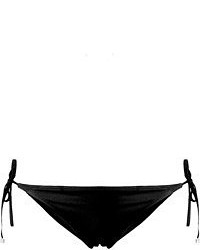 Topshop Black Bikini Pants With Tieside Detail At Sides 82% Polyamide18% Elastane Machine Washable