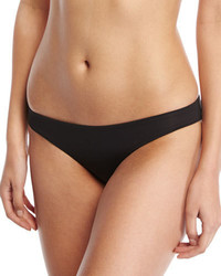 Onia Lily Stretch Solid Swim Bikini Bottom Black