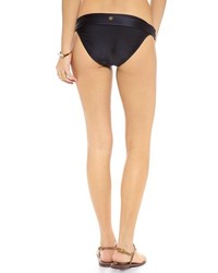 Vix Swimwear Solid Black Bikini Bottoms