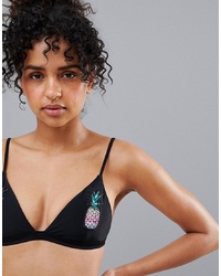 Hollister Bikini Top With Pineapple Patch