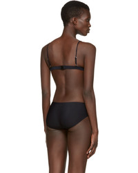 Acne Studios Black Hedea A Bikini Top
