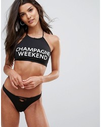 Chaser Champagne Bikini Top