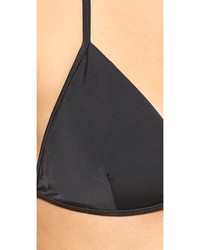 Milly Italian Solid Antibes Bikini Top
