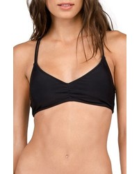 Volcom Simply Solid V Neck Bikini Top