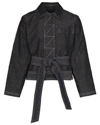 Sunnei Belted Stitch Detailed Jacket