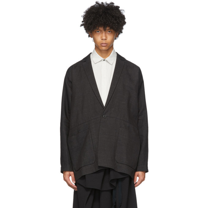 Jan Jan Van Essche Black 38 Jacket, $864 | SSENSE | Lookastic