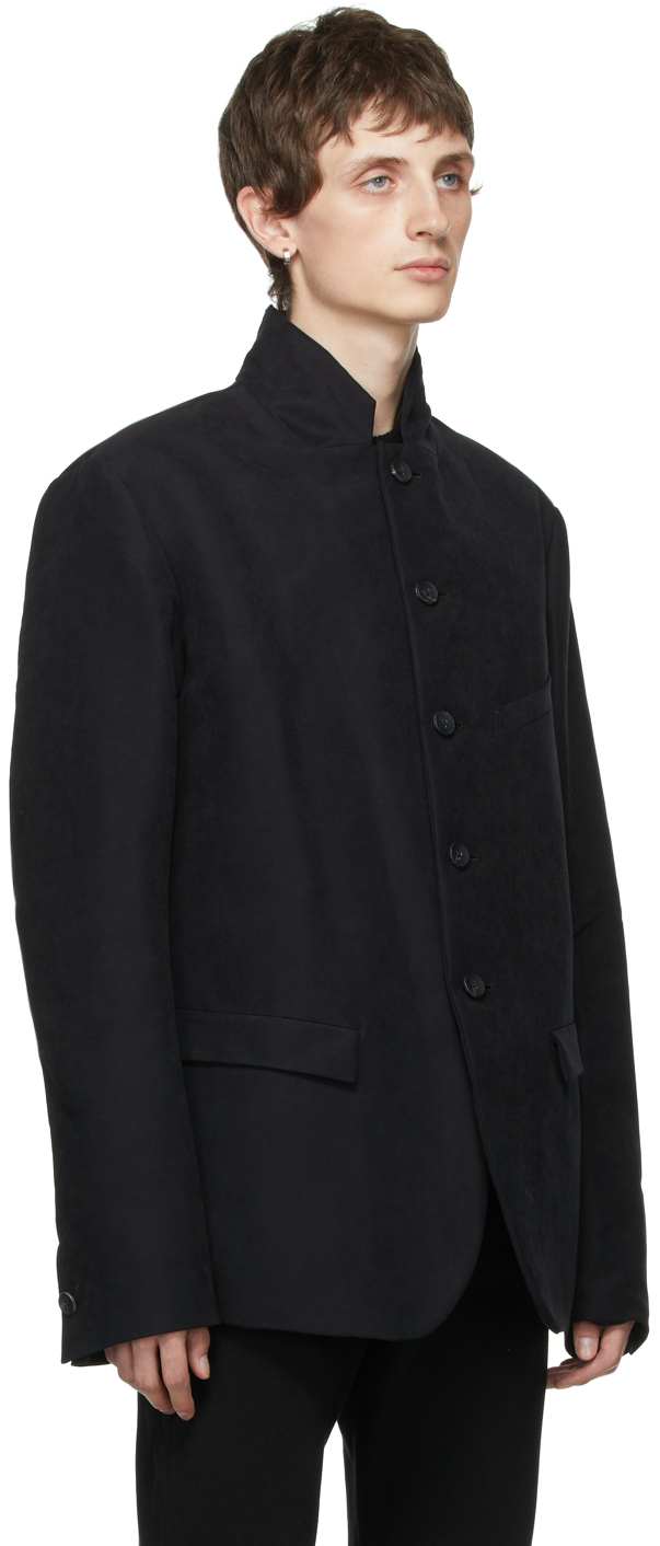 The Viridi-anne Black Moleskin Blazer, $1,080 | SSENSE | Lookastic