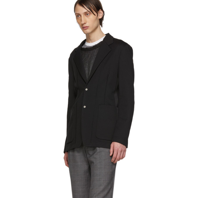 Maison Margiela Black Pique Blazer, $425 | SSENSE | Lookastic