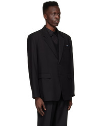 Chemist Creations Black Polyester Blazer