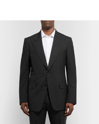 Tom Ford Black Shelton Slim Fit Wool Suit Jacket, $1,548 | MR PORTER |  Lookastic