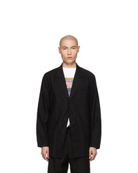 Yohji Yamamoto Black Twill Jacket