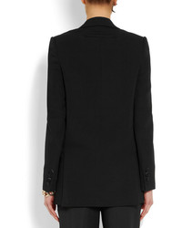 Givenchy Black Wool Jacket With Satin Details