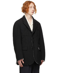 Undercoverism Black Wool Linen Jacket