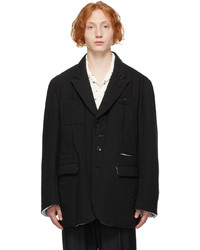 Undercoverism Black Wool Linen Jacket