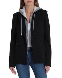Bagatelle Blazer With Detachable French Terry Hood