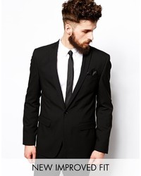 Asos Brand Skinny Suit Jacket With Stretch