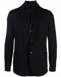 Emporio Armani Button And Zip Blazer Jacket