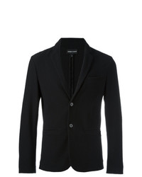 Emporio Armani Button Up Blazer Black