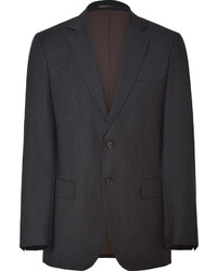 Baldessarini Charcoal Wool And Cashmere Blend New York Blazer