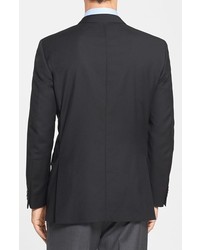 Peter Millar Classic Fit Black Wool Sport Coat
