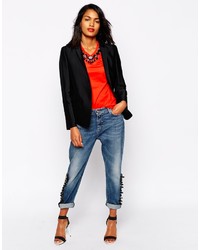 Sportmax Code Open Blazer With Cropped Back