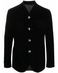 Giorgio Armani Collarless Button Up Jacket