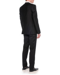 Givenchy Collarless Zipper Trim Jacket Black